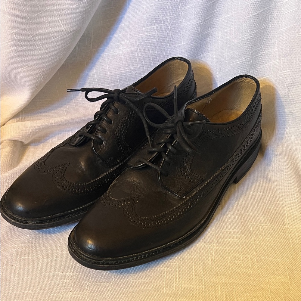 FRYE AND CO. Black Leather Men's Derby Oxfords
